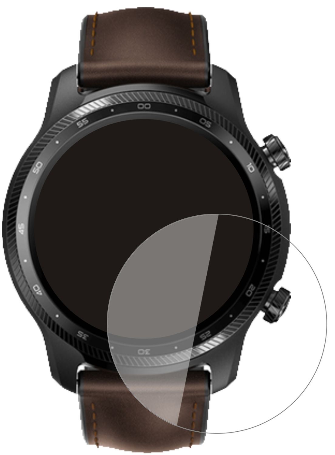 1x 9H Schutzfolie für TicWatch Pro X Panzerfolie (2)