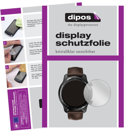 2x Schutzfolie klar für TicWatch Pro X Display-Sch (1)