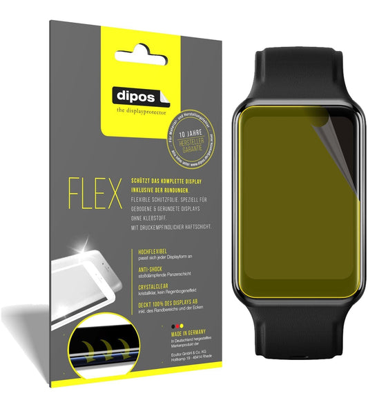 3x 3D Full Cover Schutzfolie für Oppo Watch Free (1)