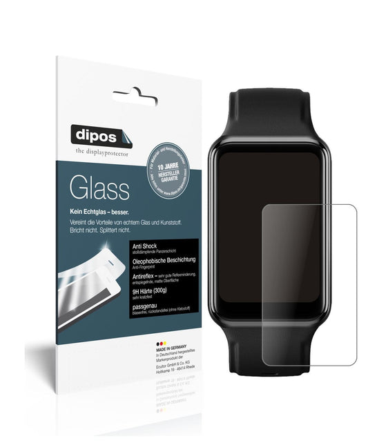 2x 9H Schutzfolie matt für Oppo Watch Free Panzerf (1)