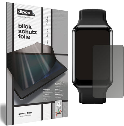 Blickschutzfolie für Oppo Watch Free matt Schutzfo (1)