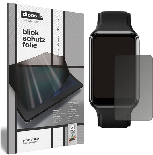 Blickschutzfolie für Oppo Watch Free matt Schutzfo (1)