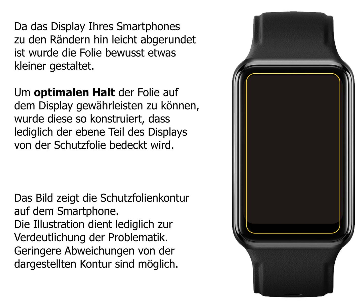 2x Schutzfolie klar für Oppo Watch Free Display-Sc (5)