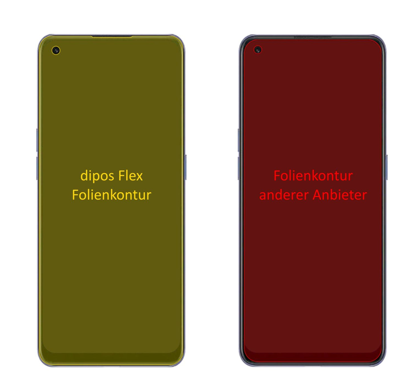 2x 3D Full Cover Schutzfolie für Oppo Reno 7 SE (2)