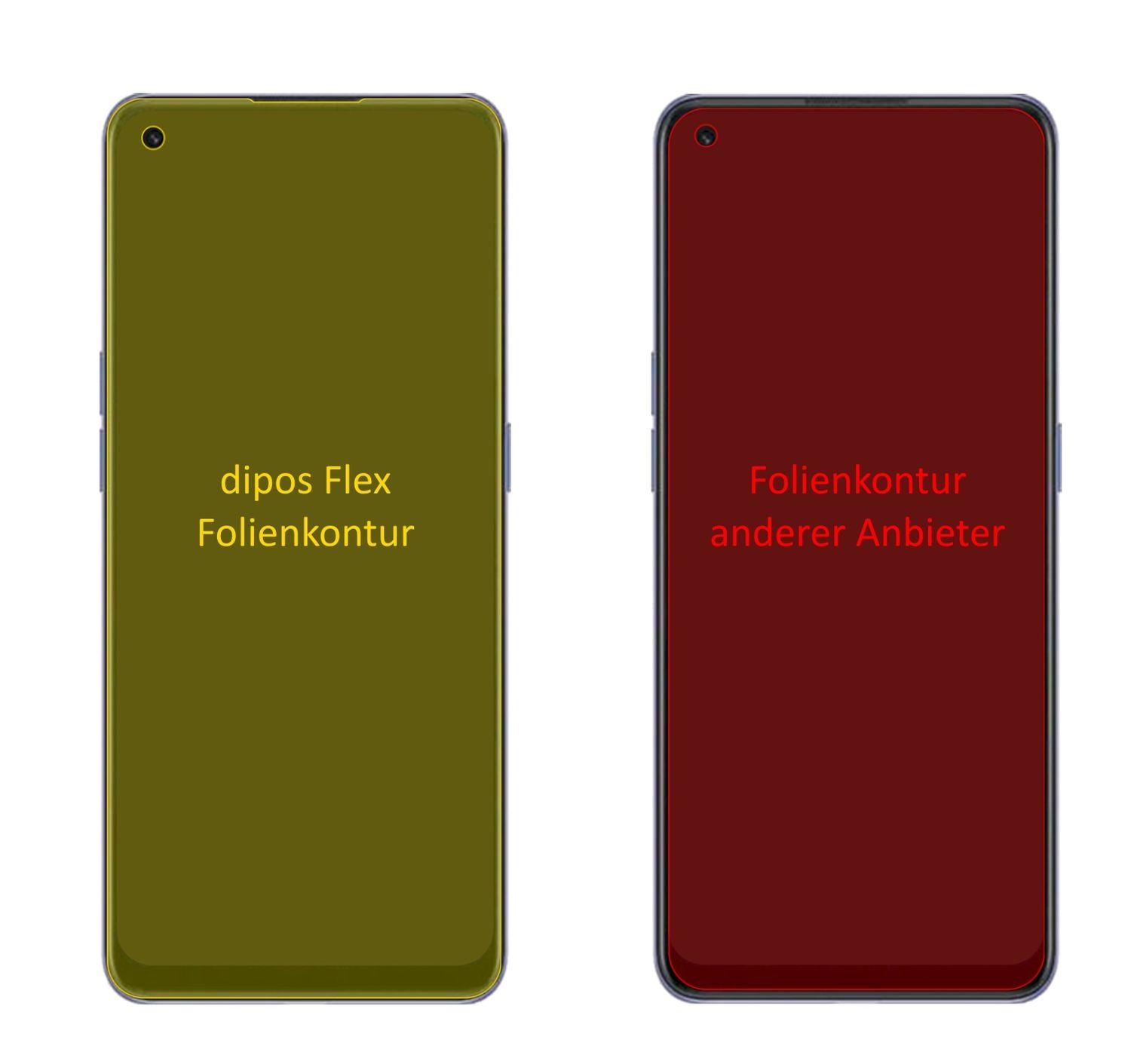 2x 3D Full Cover Schutzfolie für Oppo Reno 7 SE (2)
