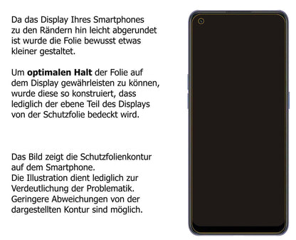 Blickschutzfolie für Oppo Reno 7 SE matt Schutzfol (5)