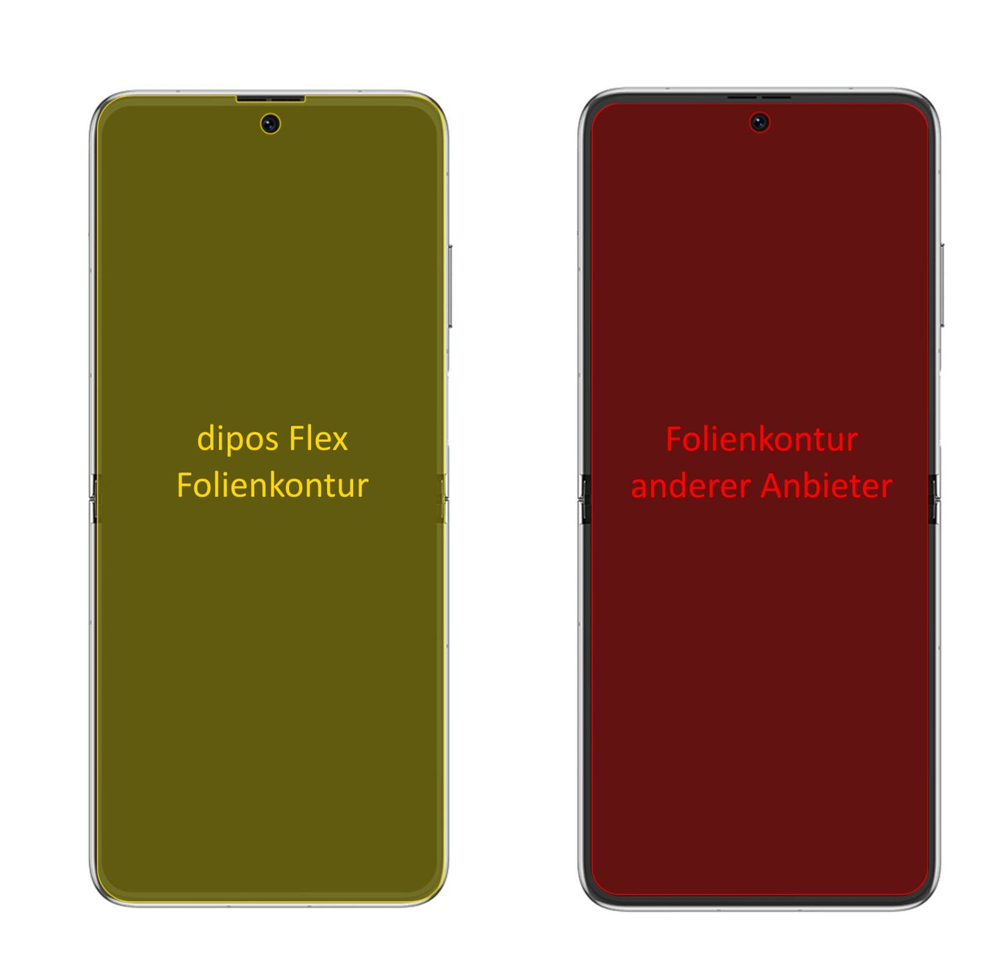 3x 3D Full Cover Schutzfolie für Huawei P50 Pocket (2)
