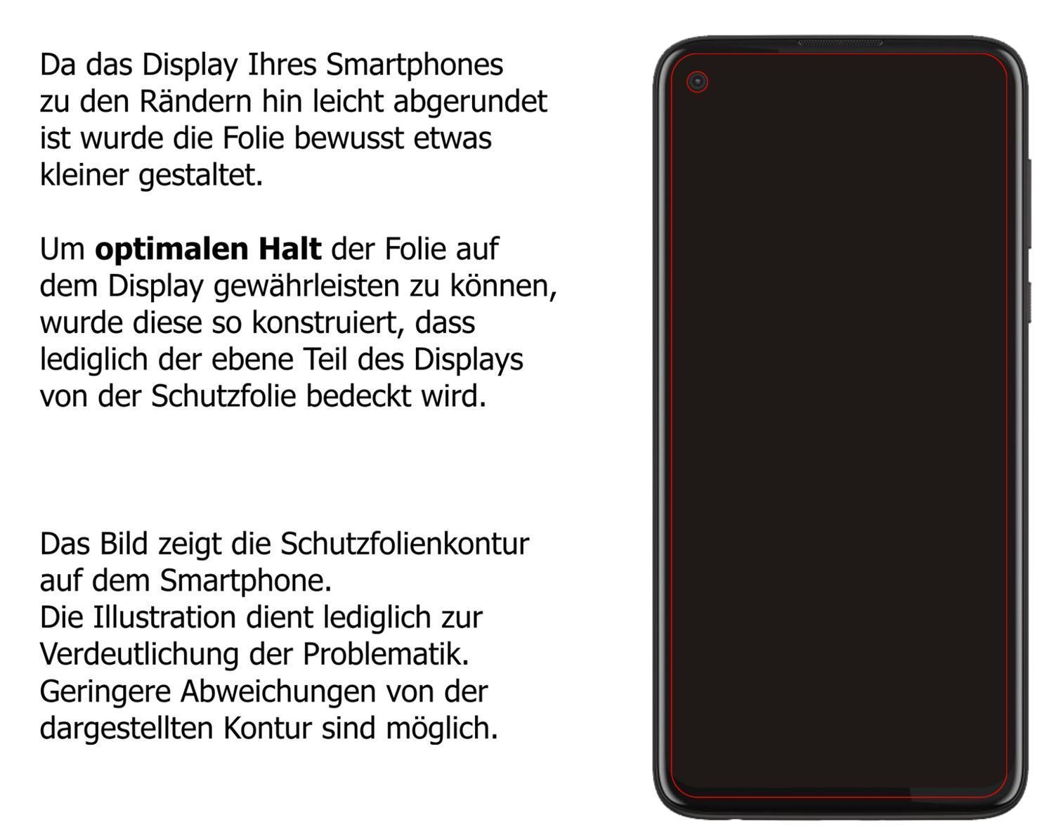 Blickschutzfolie für Motorola Moto G8 Power matt S (5)