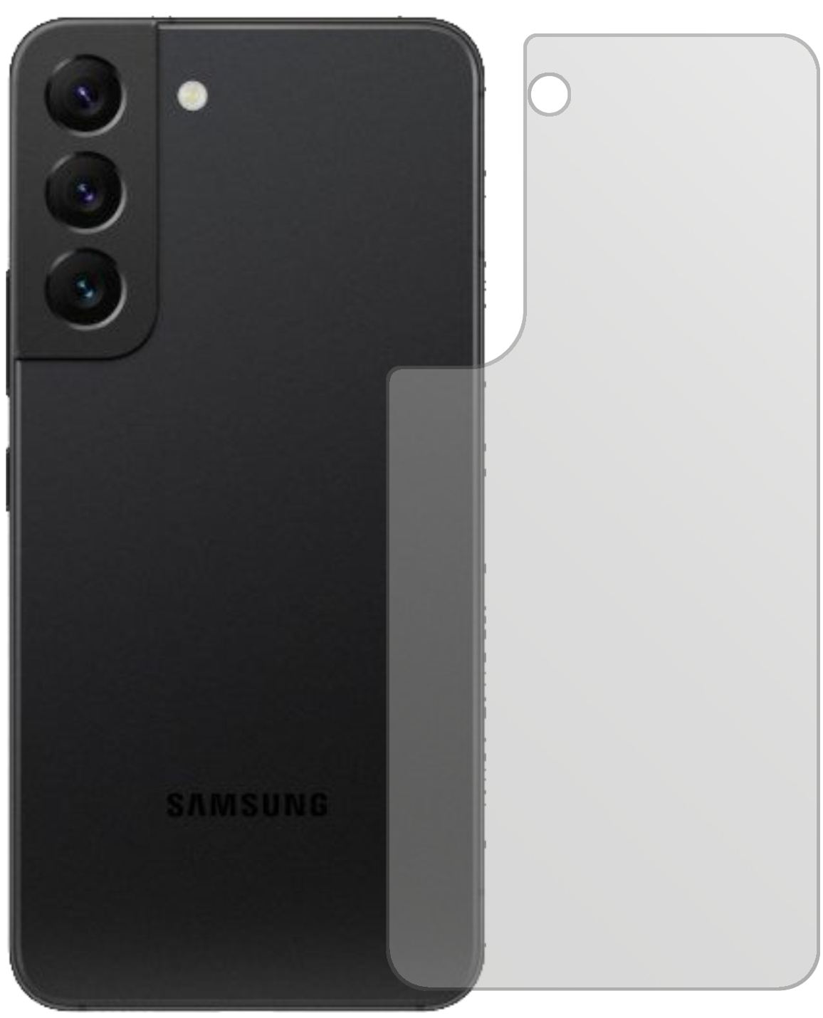 6x Schutzfolie matt für Samsung Galaxy S22 Plus Rü (2)