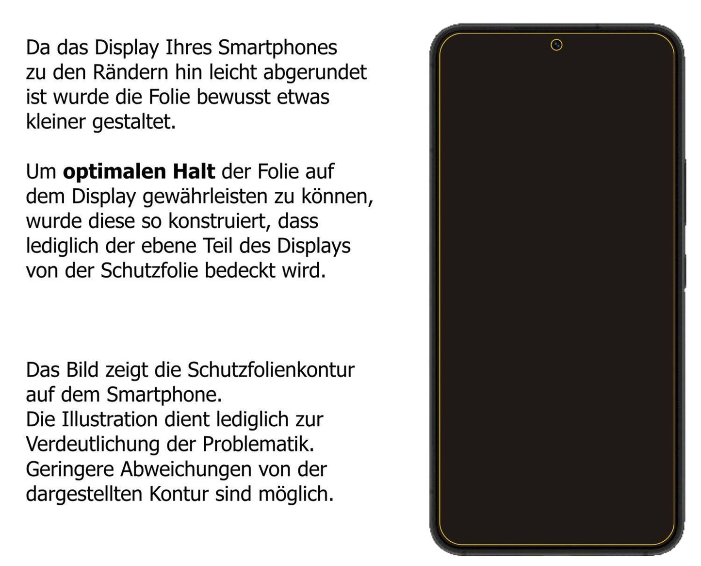 Blickschutzfolie für Samsung Galaxy S22 matt Schut (5)
