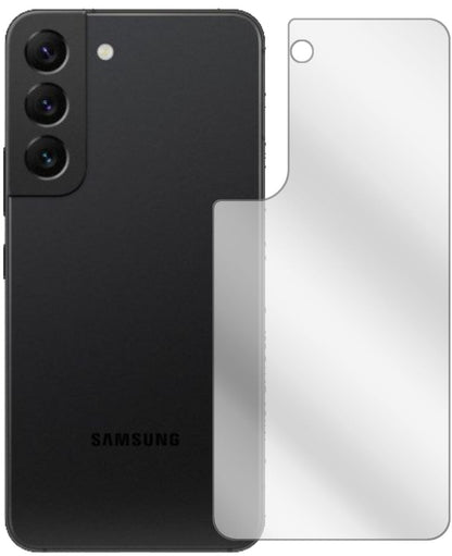 2x Schutzfolie klar für Samsung Galaxy S22 Rücksei (2)