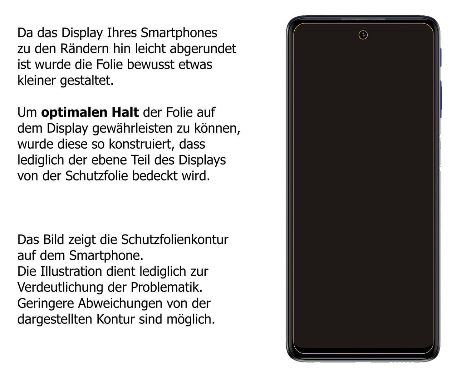 1x 9H Schutzfolie für Motorola Moto G51 5G Panzerf (3)