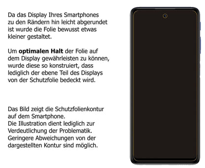 1x 9H Schutzfolie für Motorola Moto G51 5G Panzerf (3)