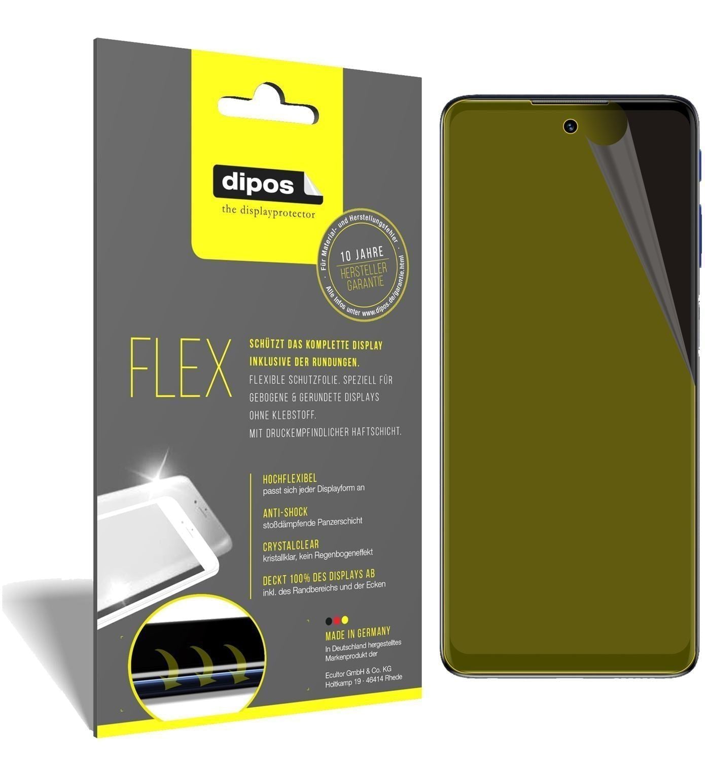 3x 3D Full Cover Schutzfolie für Motorola Moto G51 (1)