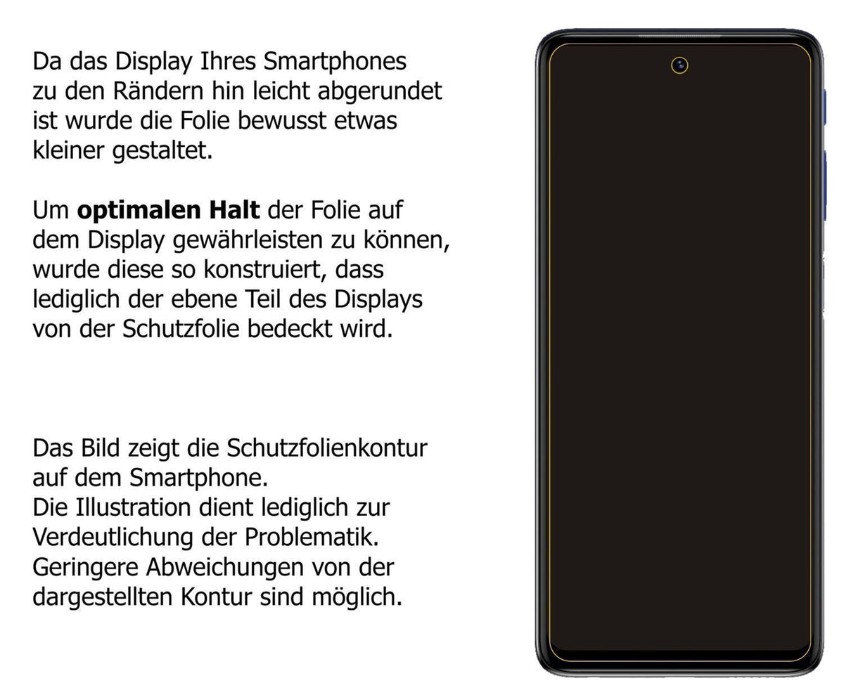 2x 9H Schutzfolie für Motorola Moto G51 5G Panzerf (3)