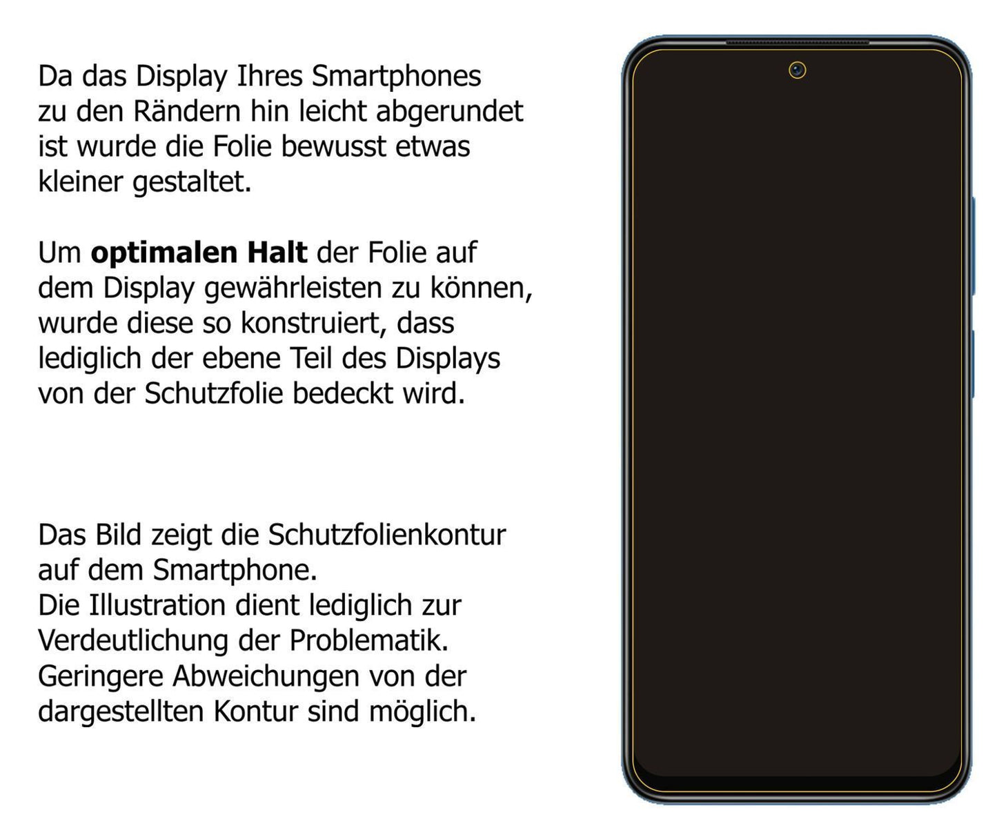 Blickschutzfolie für Xiaomi Redmi Note 11S matt Sc (5)