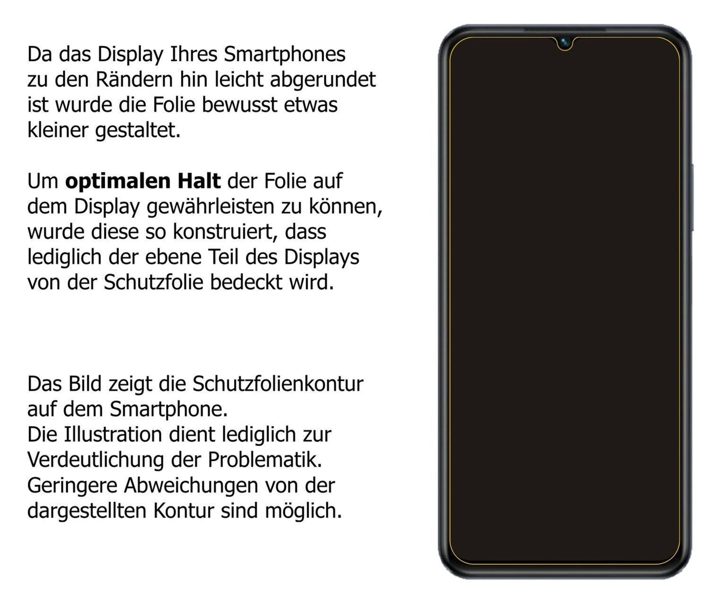 1x 9H Schutzfolie für Vivo Y55 5G Panzerfolie (3)