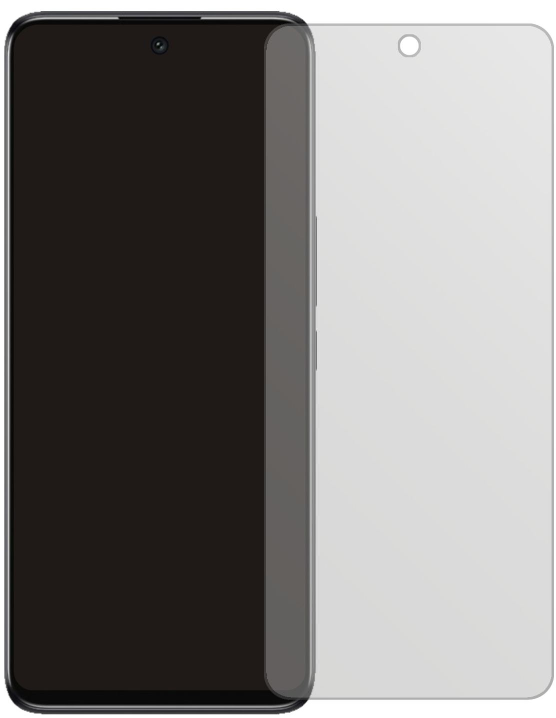 1x Schutzfolie matt für TCL 30 V 5G Display-Schutz (2)
