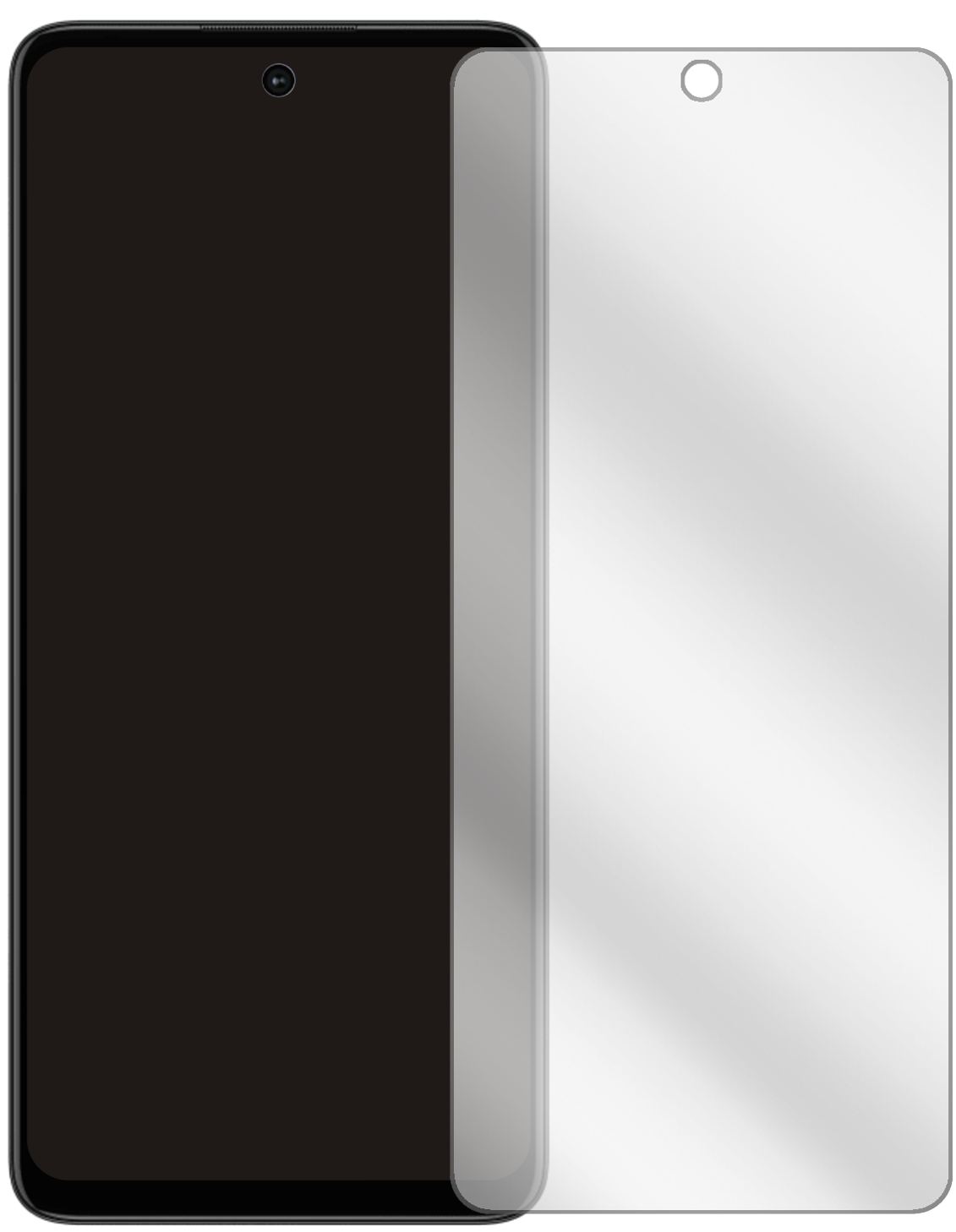 1x Schutzfolie klar für Motorola G60S Display-Schu (2)