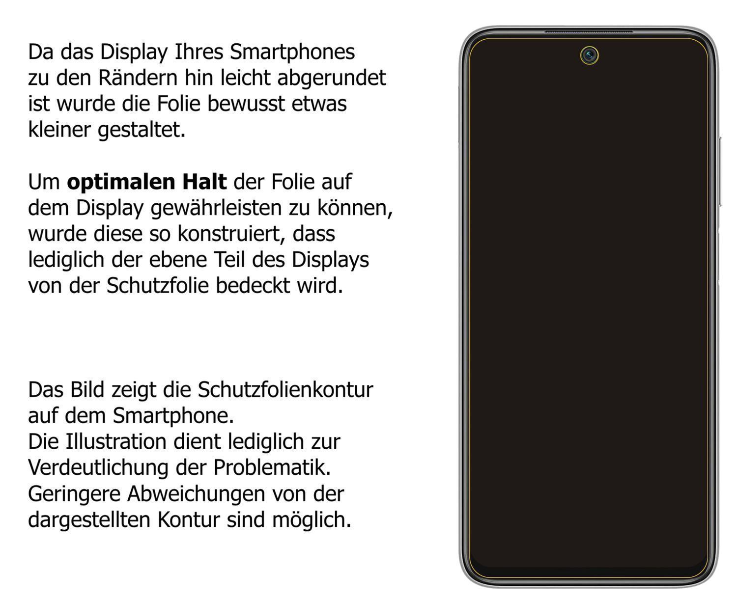 2x 9H Schutzfolie matt für Xiaomi Redmi 10 Prime P (3)