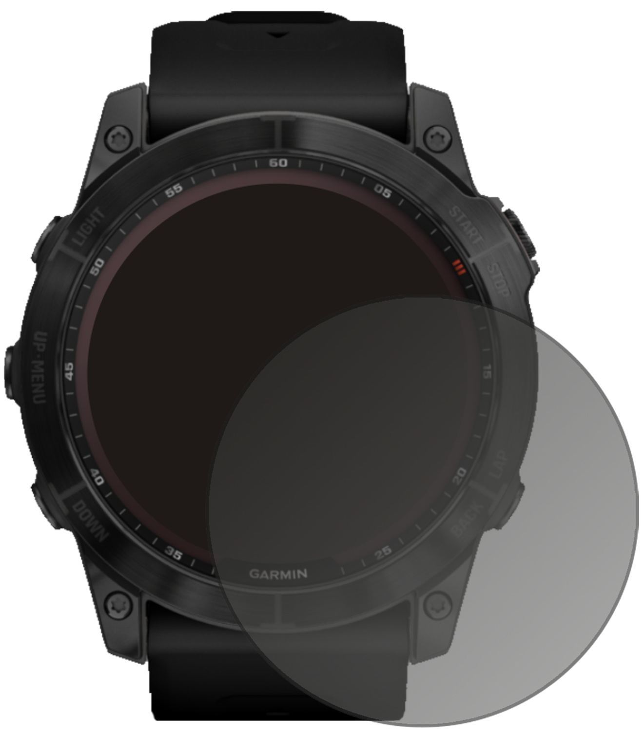 Blickschutzfolie für Garmin Fenix 7 (47 mm) matt S (2)