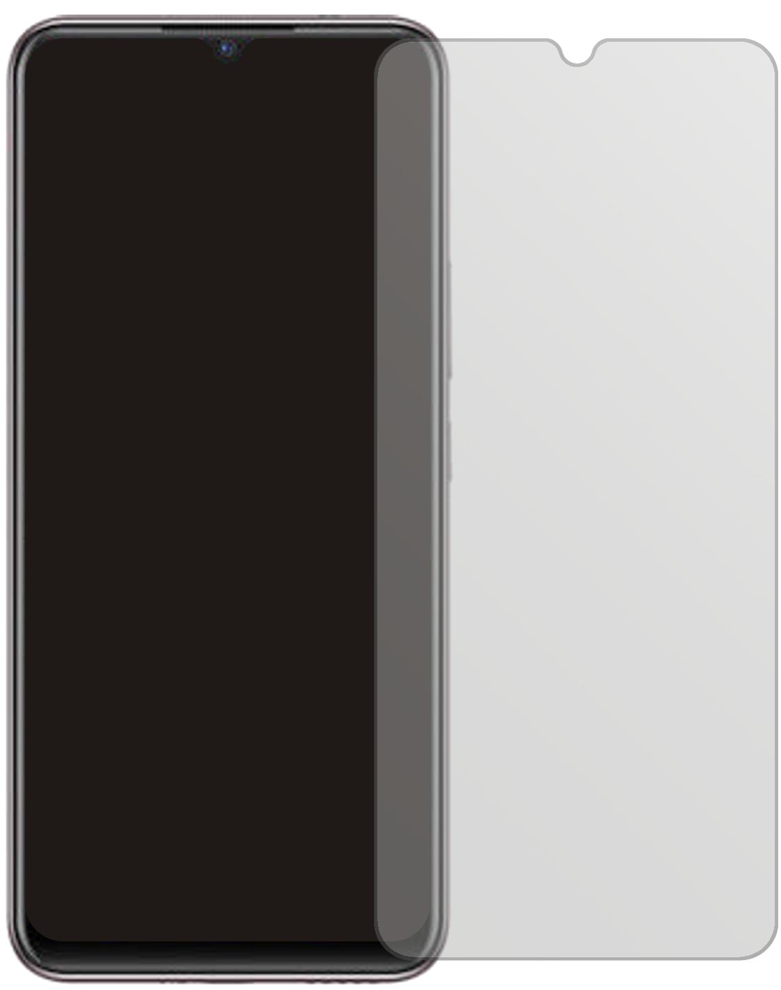 2x Schutzfolie matt für Vivo X50E Display-Schutzfo (2)