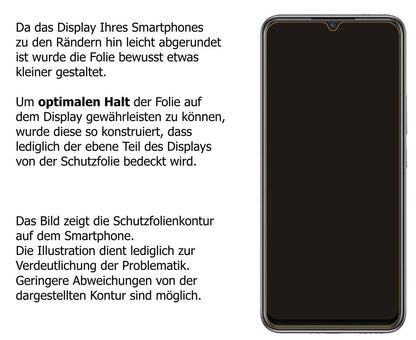 2x Schutzfolie matt für Vivo X50E Display-Schutzfo (6)