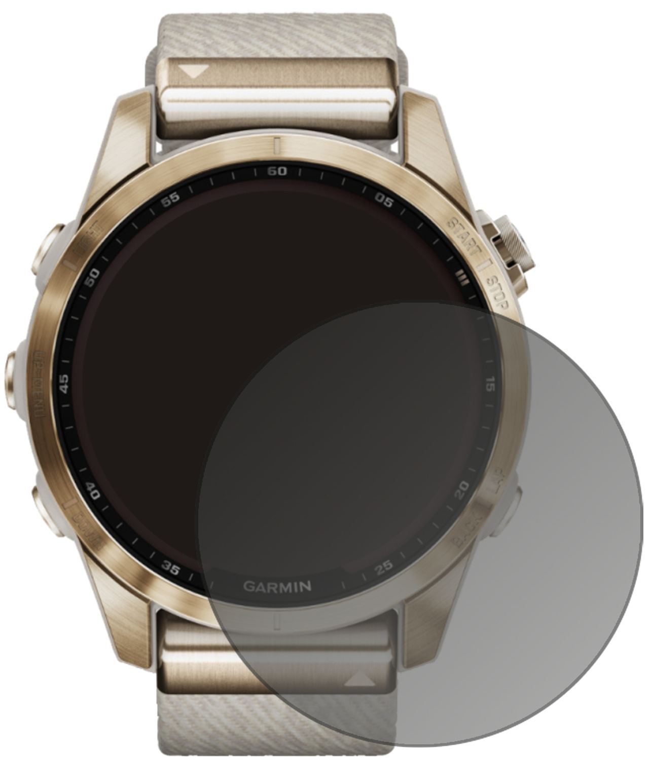 Blickschutzfolie für Garmin Fenix 7S (42 mm) matt  (2)