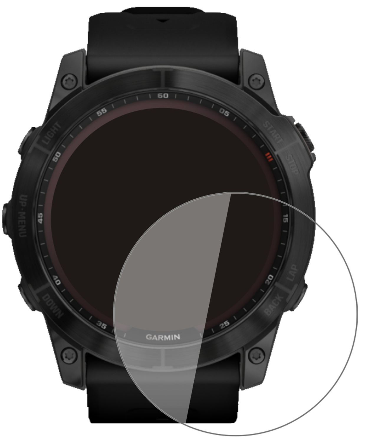 2x 9H Schutzfolie für Garmin Fenix 7 (47 mm) Panze (2)
