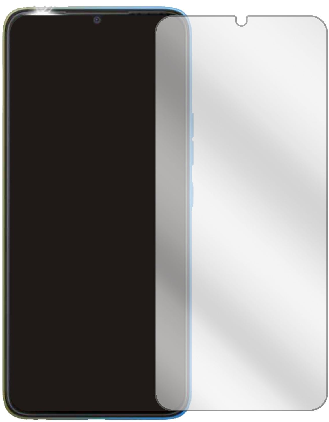 5x Schutzfolie klar für Tecno Pop 5 Pro Display-Sc (2)