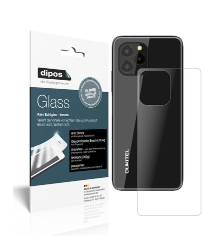 2x 9H Schutzfolie matt für Oukitel C21 Pro Rücksei (1)