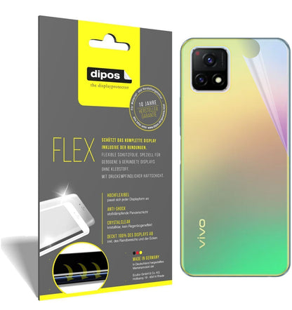 2x 3D Full Cover Schutzfolie für Vivo Y32 Rückseit (1)