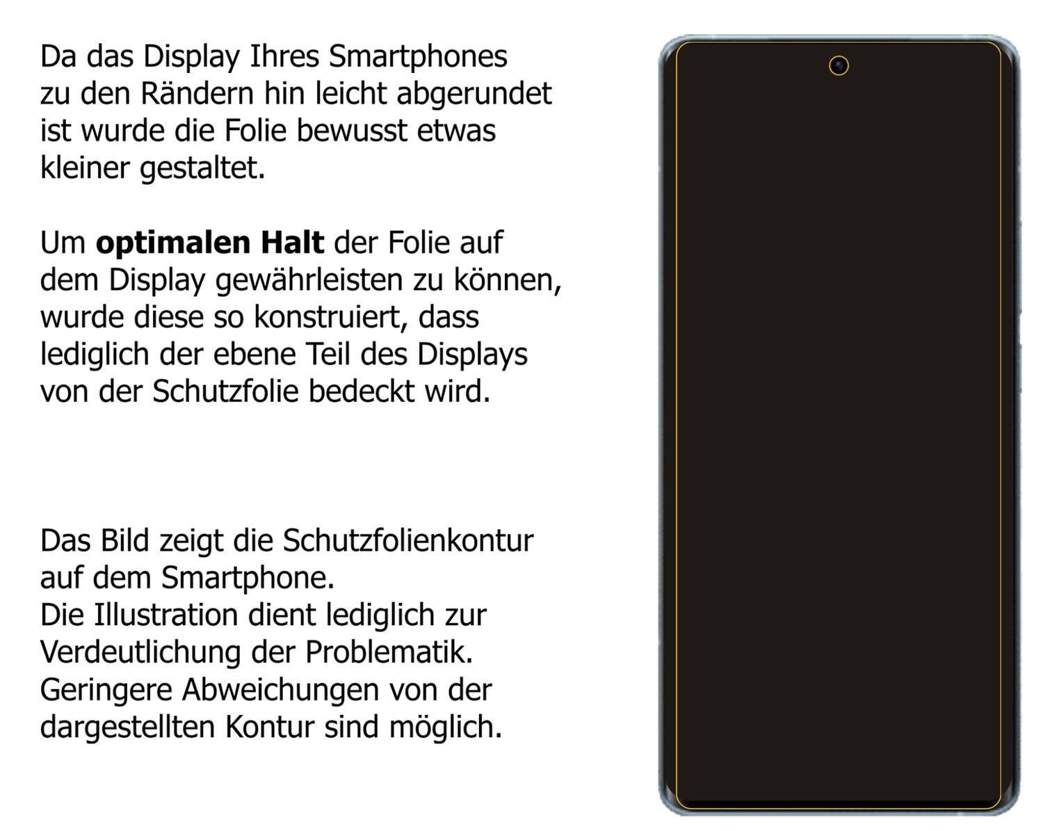 1x 9H Schutzfolie matt für Vivo iQOO Neo5 S Panzer (3)