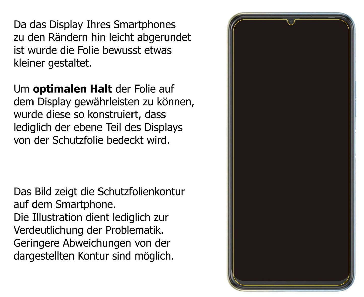 Blickschutzfolie für Tecno Spark 8P matt Schutzfol (5)