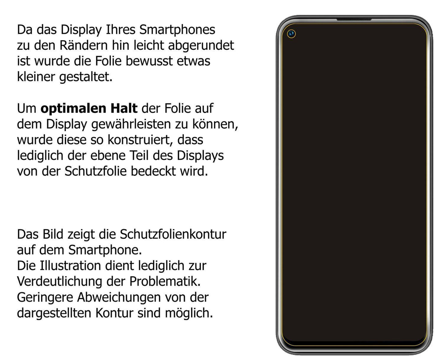 1x 9H Schutzfolie matt für Oukitel C21 Pro Panzerf (3)