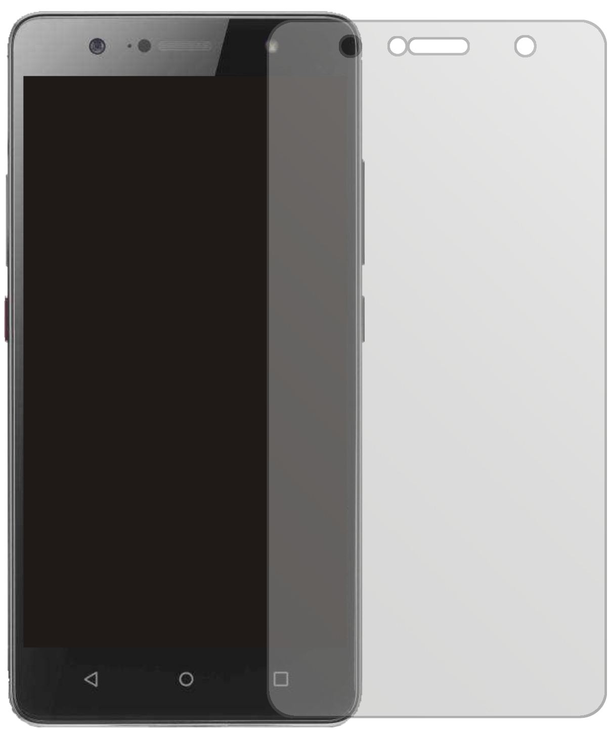 1x Schutzfolie matt für Lenovo K8 Plus Display-Sch (2)