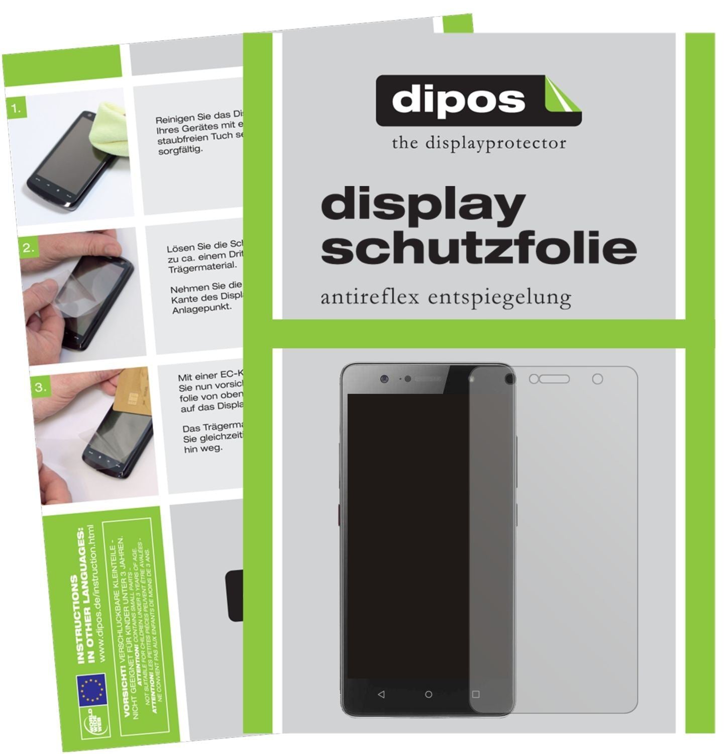 2x Schutzfolie matt für Lenovo K8 Plus Display-Sch (1)
