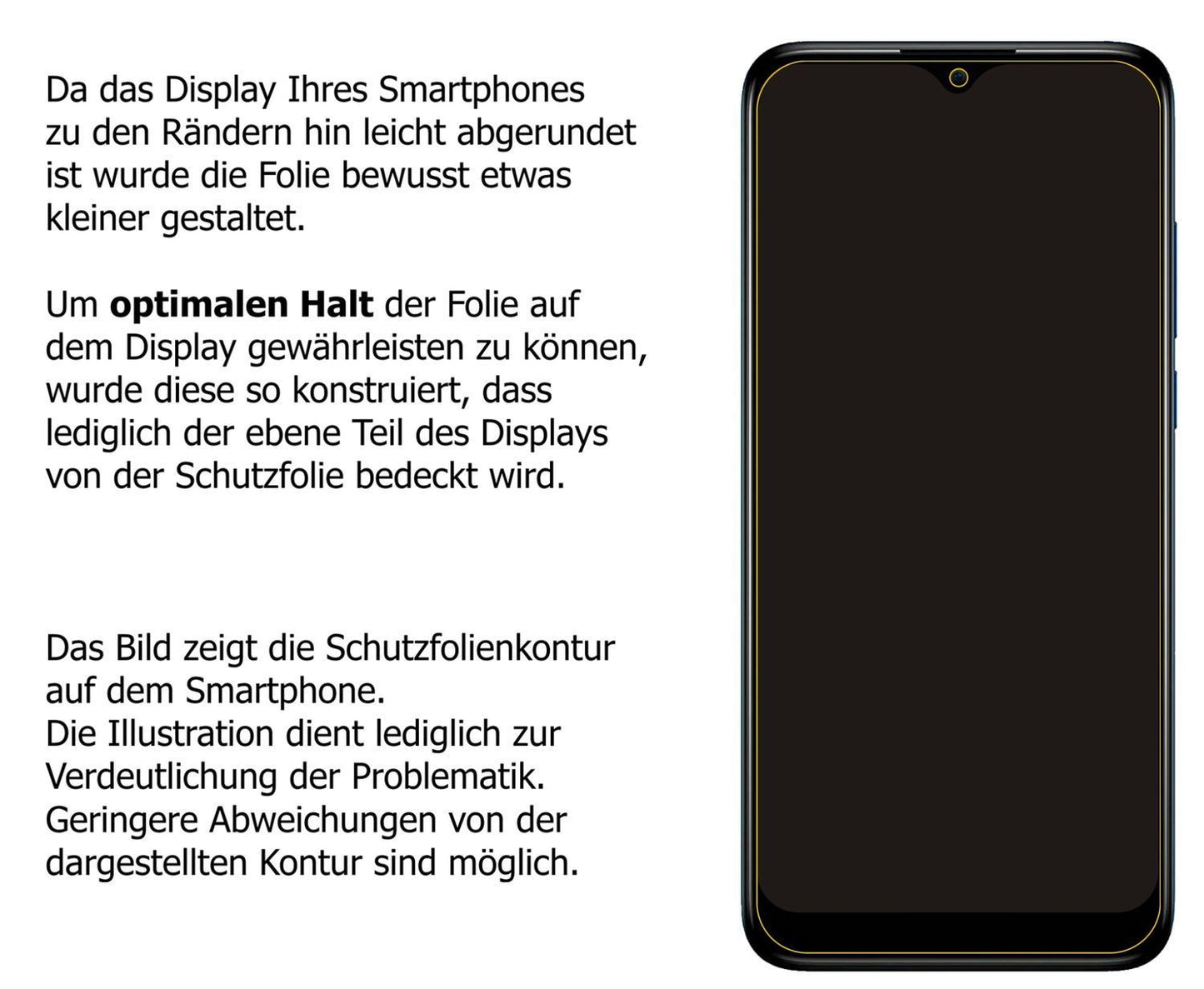 5x Schutzfolie klar für TCL 205 Display-Schutzfoli (5)