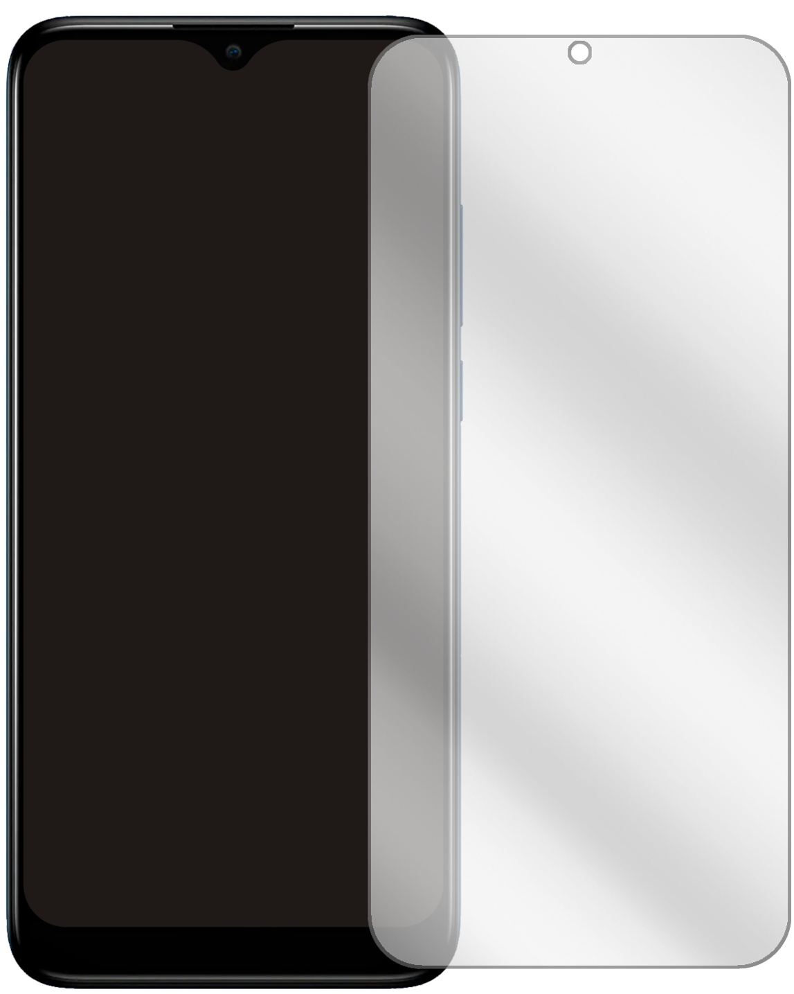 1x Schutzfolie klar für TCL 205 Display-Schutzfoli (2)