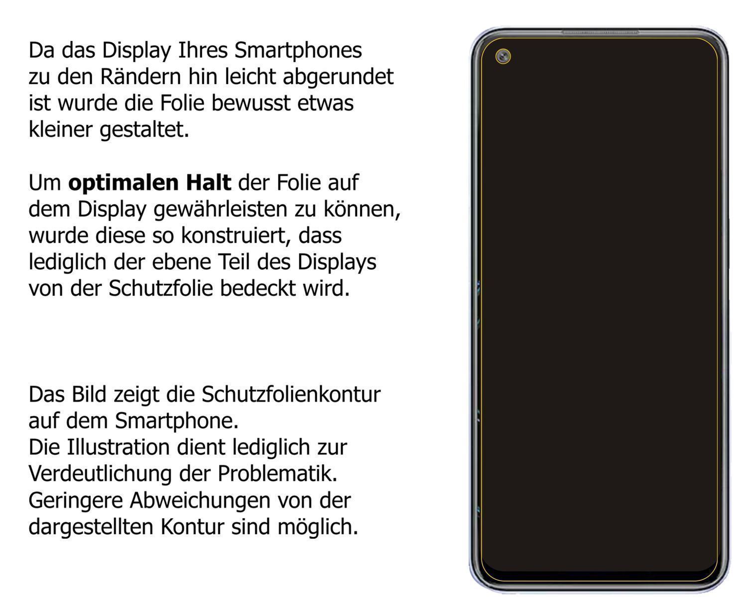 1x 9H Schutzfolie für Oppo K9x Panzerfolie (3)