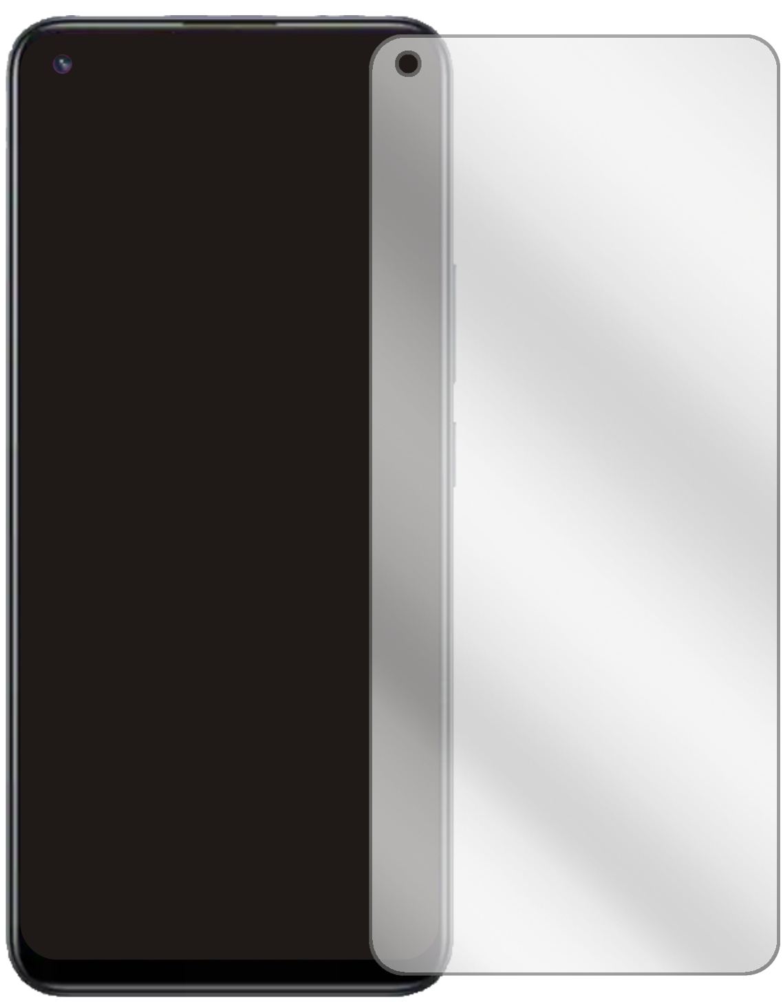 1x Schutzfolie klar für Realme 8s Display-Schutzfo (2)