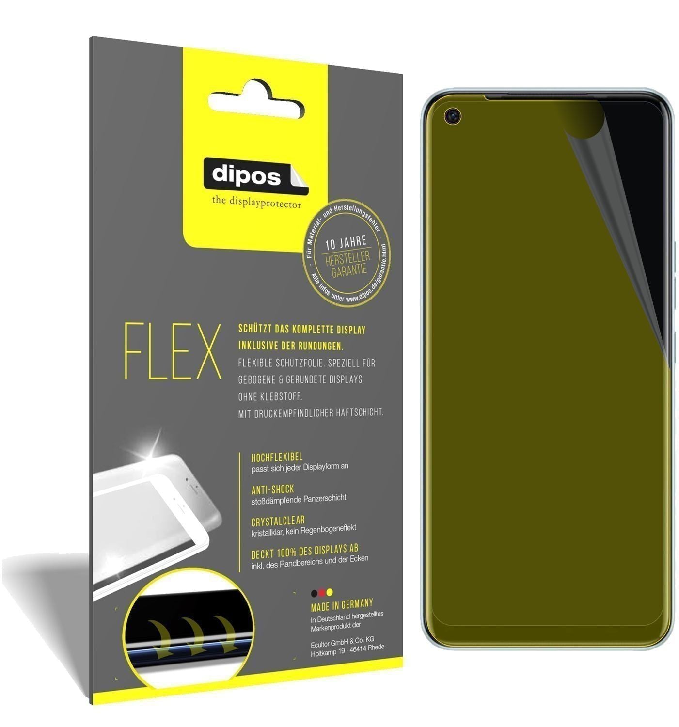 2x 3D Full Cover Schutzfolie für Tecno Camon 16 (1)