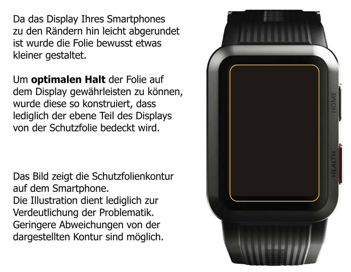 1x 9H Schutzfolie für Huawei Watch D Panzerfolie (3)