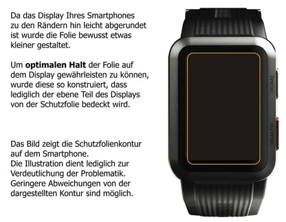 1x 9H Schutzfolie für Huawei Watch D Panzerfolie (3)