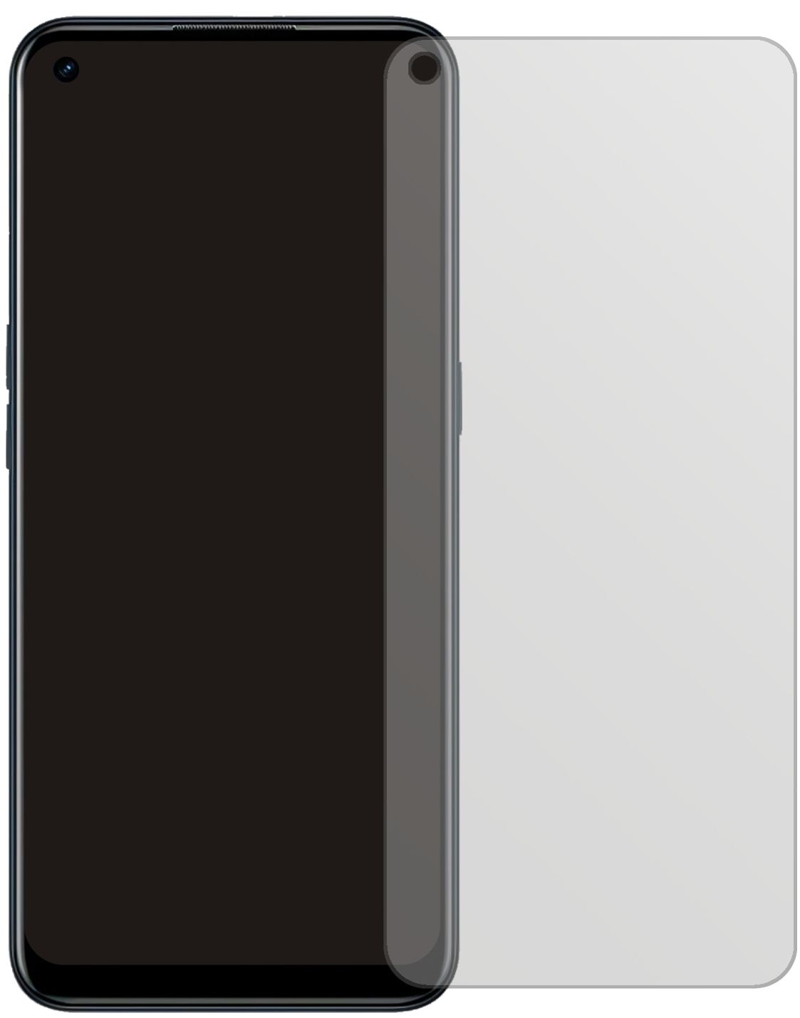 2x Schutzfolie matt für Oppo A11s Display-Schutzfo (2)