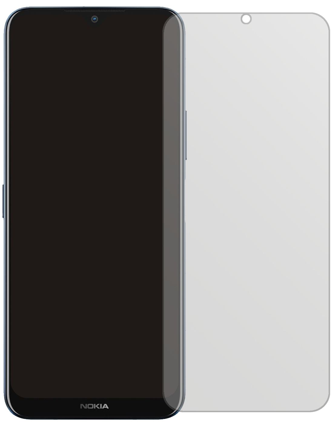 1x Schutzfolie matt für Nokia G50 5G Display-Schut (2)