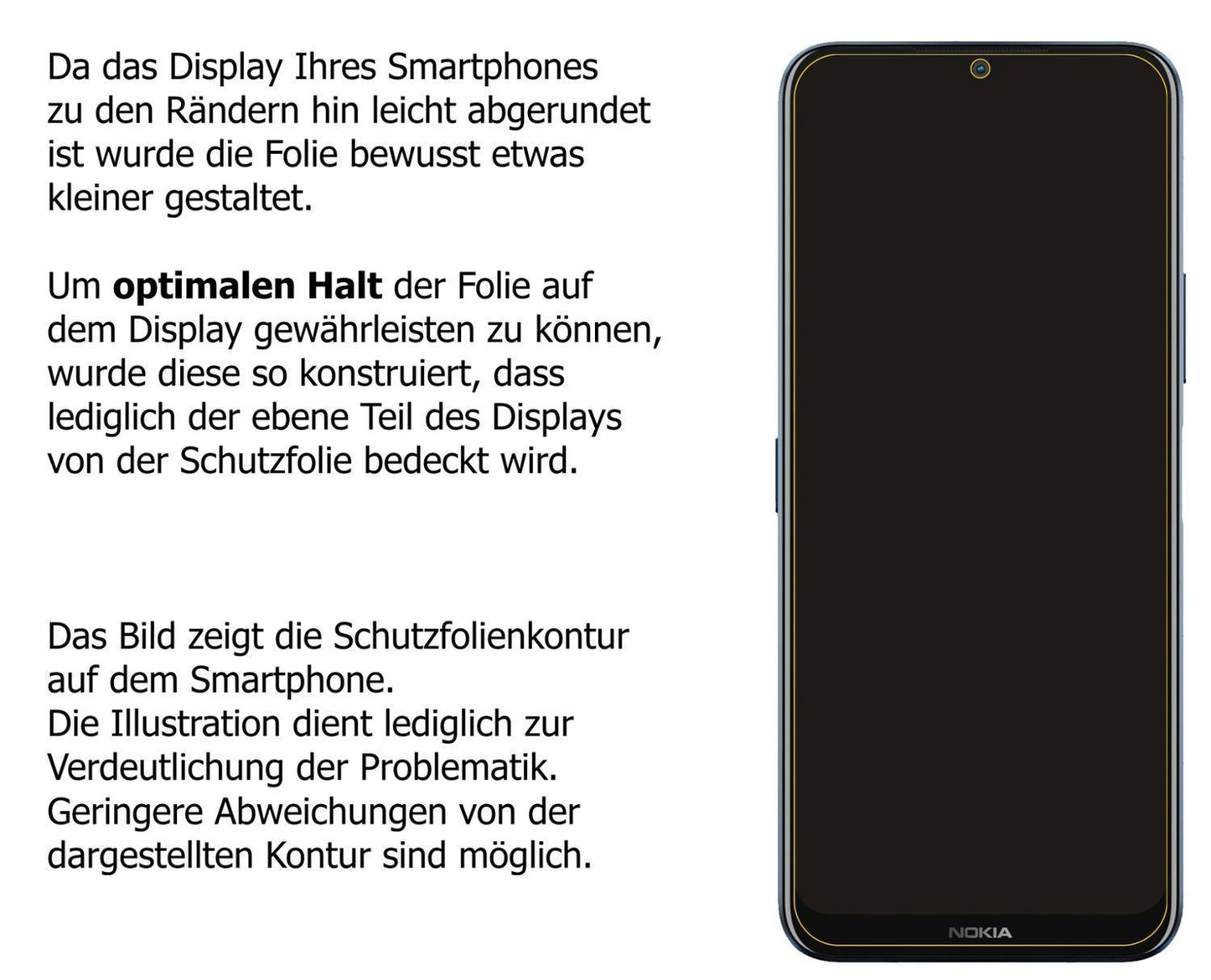6x Schutzfolie matt für Nokia G50 5G Display-Schut (6)