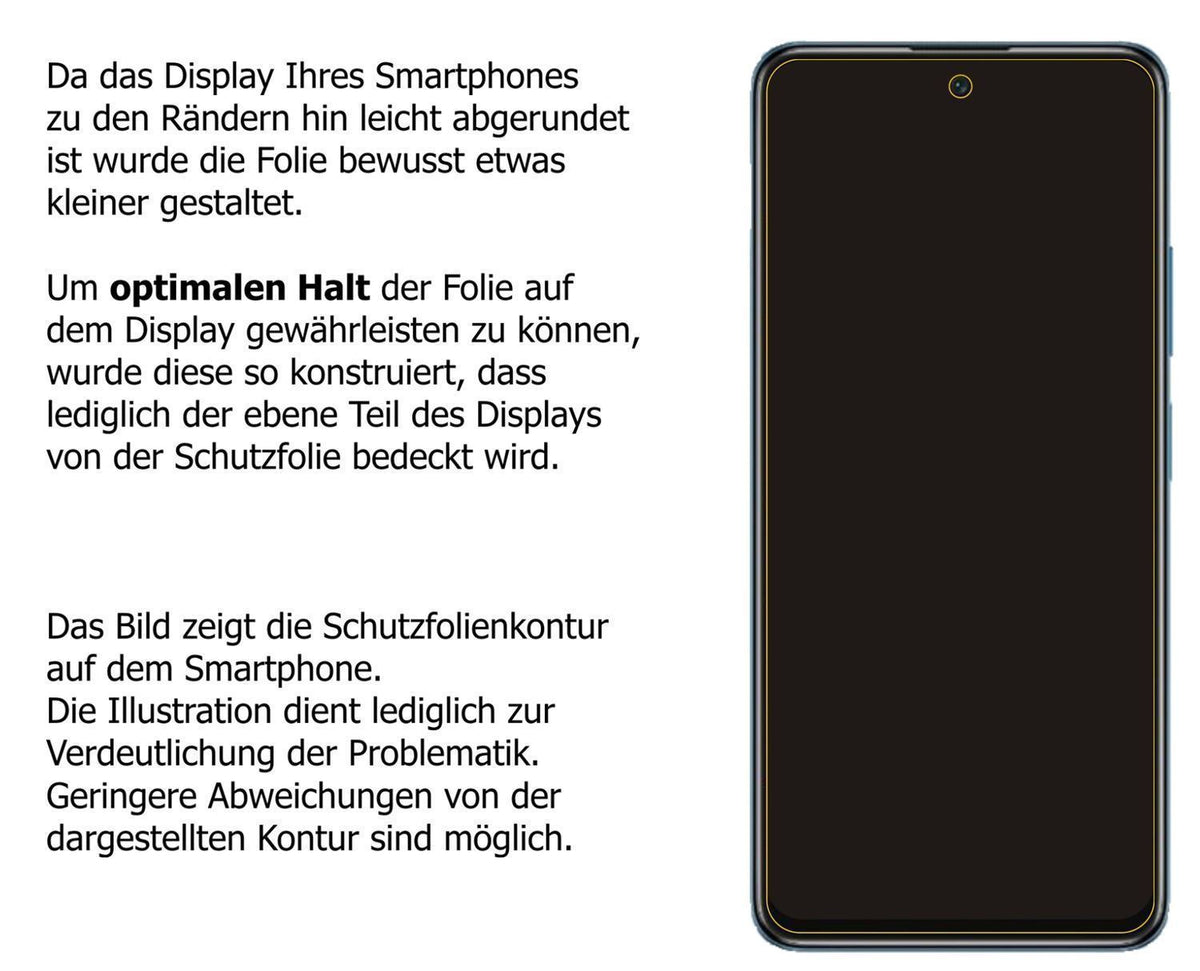 2x 9H Schutzfolie matt für Poco M4 Pro Panzerfolie (3)
