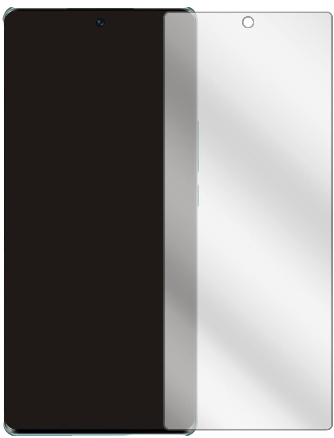 1x Schutzfolie klar für Honor 60 Pro Display-Schut (2)