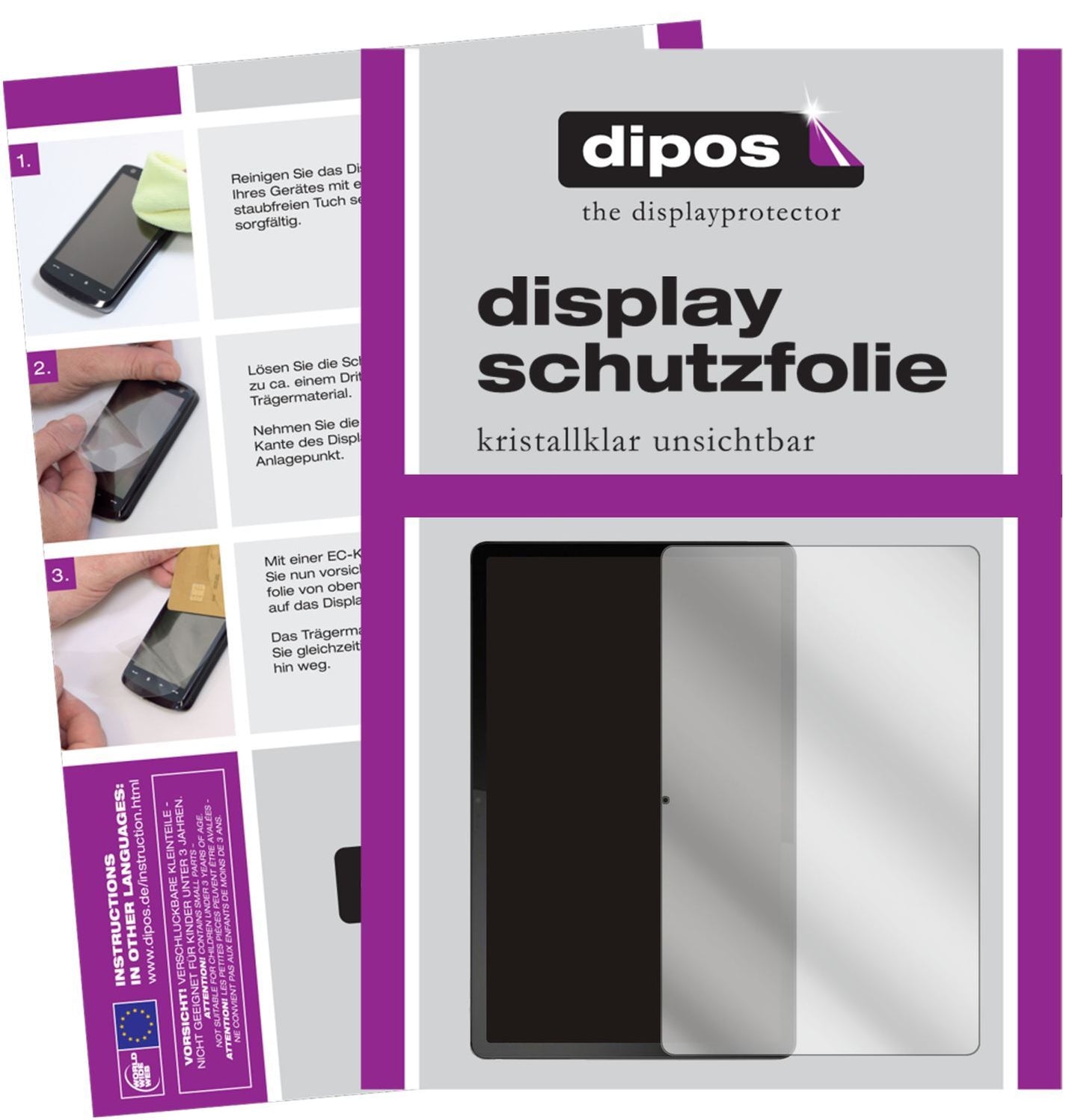 2x Schutzfolie klar für Lenovo Tab P11 Plus Displa (1)